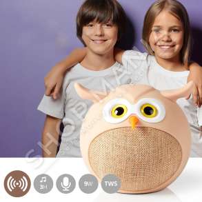 NEDIS - BOKS PORTATIV ME BLUETOOTH 9W "BLUETOOTH SPEAKER NEDIS ANIMATICKS OLLY OWL" - 5412810328550