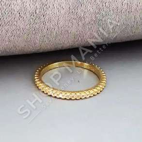 UNAZE ARGJEND ME GUR ZIRKON "RRETHORE - GOLD"