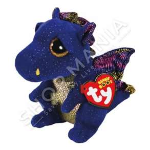 TY ATTIC TREASURES - DRAGUA PREJ PELLUSHI 15CM "BEANIE BOOS SAFFIRE DRAGON" - 008421368792