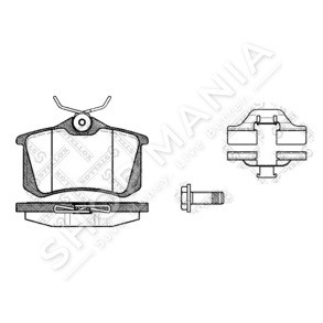 STELLOX - FERROTA PER GOMAT PARA PER VW GOLF IV (1J1) - "274 003B-SX"