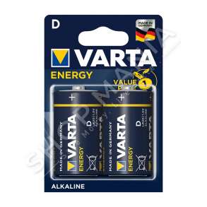 VARTA - BATERI ALKALINE ENERGY D, 1.5V