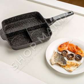 NAVA - TIGAN GRILL ME 3 NDARJE "VESHJE GURI - FUNTZIO" - 28X28CM