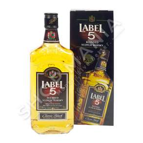 LABEL 5  - UISKI "CLASSIC BLACK" - 700ML, 40% VOL.