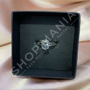 UNAZE ARGJEND ME GUR ZIRKONI "FORME OVALE" - KL-198