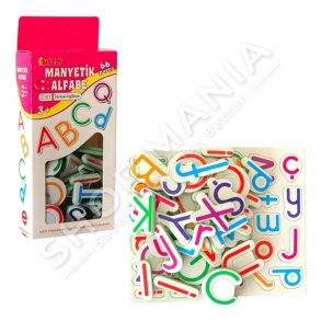 DIYTOY - SET ME 66 SHKRONJA MAGNETIKE +3VJEC "MAGNETIC ALPHABET"