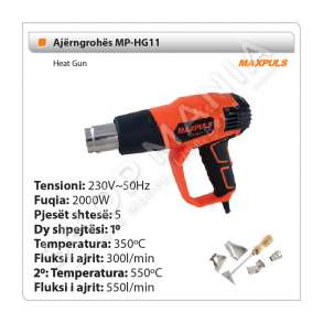 MAXPULS - AJERNGROHES PER NGJITJE PLASTIKE - 2000W