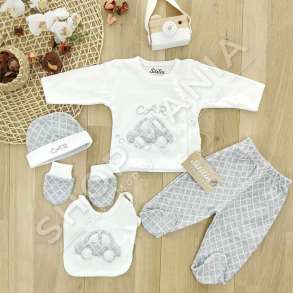 SET VESHJE ME 5 PJESE PER BEBE BA-15