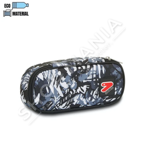 SEVEN - PORTOFOL SHKOLLE "ROUND PLUS PEN HOLDER - WHITE SHADES"