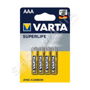 VARTA - BATERI ZINC-CARBON SUPERLIFE A++, 1.5V