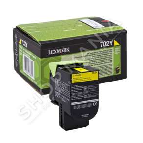 LEXMARK -  ORIGJINALE TONER NGJYRË E VERDHË 70C2XY0 702XY RRETH 4000 FAQE I RIPËRDORSHËM