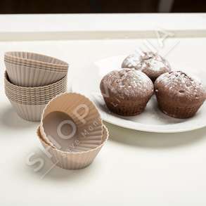 NAVA - SET ME 12 FORMA SILIKONI PER KEK "MISTY" - 3.5X6.5X6.5CM