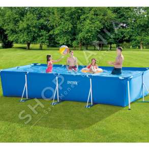 INTEX - PISHINE +6VJEC 4.5X2.2X0.84M "RECTANGULAR FRAME POOL" - 28273NP