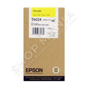EPSON - KARTUÇË ME BOJË NGJYRË E VERDHË C13T602400 T562400 110ML
