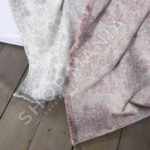 MBULESE DIVANI "FREESIA PINK" - 180X180CM