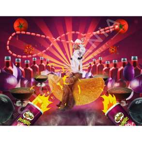 PRINGLES - PATATINA ME SHIJE "BARBEQUE" - 165G