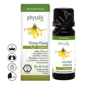 PHYSALIS - VAJ YLANG YLANG ME VETI JOSHESE & RELAKSUESE 10ML "YLANG YLANG TOTUM CANANGA ODORATA"