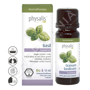 PHYSALIS - VAJ ESENCIAL PER TRETJE & LEHTESIMIN E FRYRJES SE BARKUT 10ML "BASIL OCIMUM BASILICUM"