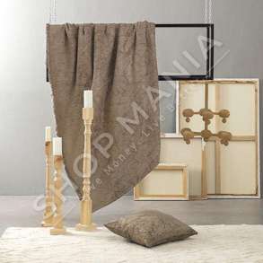 MBULESE DIVANI "BIBELOT TAUPE" - 180X180CM