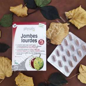 PHYSALIS - SUPLEMENT QE NXIT QARKULLIMIN E GJAKUT TE KEMBEVE & REDUKTON ENJTJEN/LODHJEN "HEAVY LEGS" - 30 TABLETA