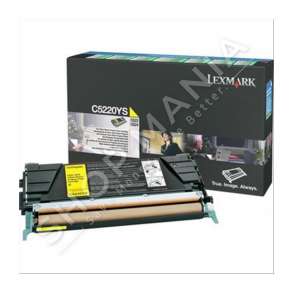 LEXMARK - ORIGJINALE TONER NGJYRË E VERDHË C5220YS RRETH 3000 FAQE