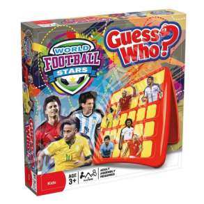WINNING MOVES - LOJE ARGETUESE "GUESS WHO? WORLD FOOTBALL STARS", +3 VJEC