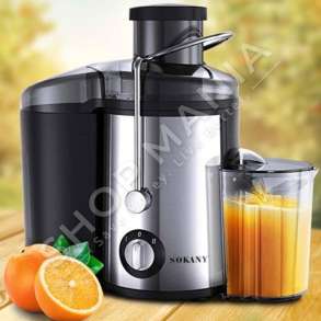 SOKANY - SHTRYDHESE ELEKTRIKE FRUTASH 800W "STAINLESS STEEL ELECTRIC JUICER EXTRACTOR" - SK-4000