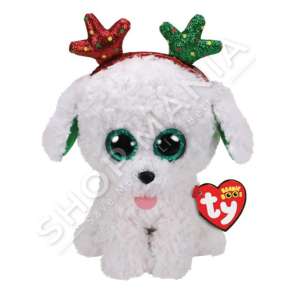 TY ATTIC TREASURES - QENUSH PREJ PELLUSHI 15CM "BEANIE BOOS SUGAR DOG WITH ANTLERS" - 008421366835