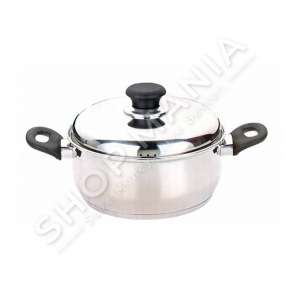 HOMESTYLE - TENXHERE INOKSI ME KAPAK DHE DOREZA PLASTIKE - 18X9CM