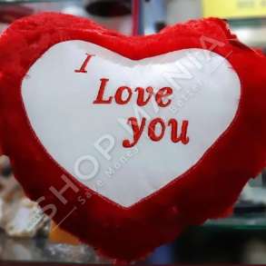 JASTEK DEKORATIV PELLUSHI NE FORME ZEMRE "I LOVE YOU" - DHA-BL-222