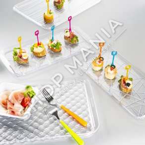 TESCOMA - TABAKA TRANSPARENTE 40X26CM "GLANCE" - 8595028402445