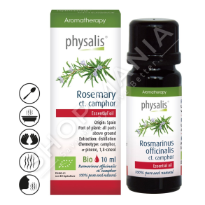 PHYSALIS - VAJ ROSMARINE PER RELAKSIMIN E MUSKUJVE & KEMBEVE TE LODHURA 10ML "ROSEMARY CT. CAMPHOR ROSMARINUS OFFICINALIS CT. CAMPHOR"