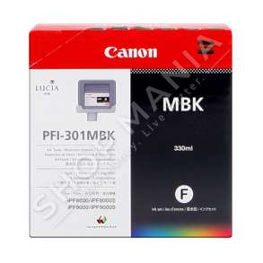 CANON - KARTUÇË ME BOJË NGJYRË E ZEZË (MAT) PFI-301MBK 1485B001 330ML