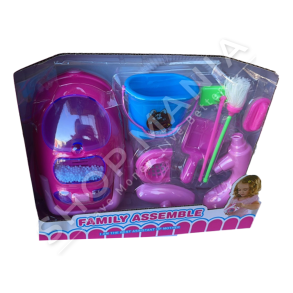 SET ME FSHESE ME KORENT & AKSESORE PASTRIMI +3VJEC "FAMILY ASSEMBLE I AM THE BEST ASSISTANT OF MOTHER"