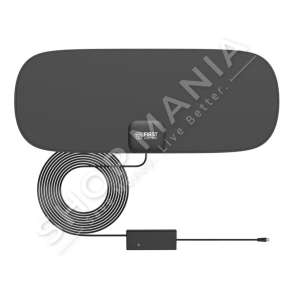 FIRST AUSTRIA - ANTENE TELEVIZORI "SLIM INDOOR TV ANTENNA WITH AMPLIFIER AND USB 16X40CM" - FA-3101