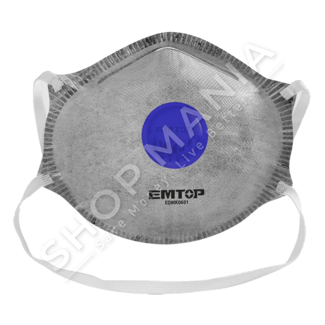 EMTOP - MASKE MBROJTESE FFP2 ME FILTER KARBONI - EDMK0601