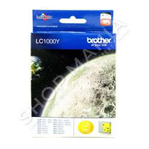BROTHER -  KARTUÇË ME BOJË NGJYRË E VERDHË LC1000Y LC-1000 DERI NË 400 FAQE