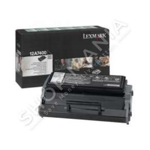 LEXMARK -  ORIGJINALE TONER NGJYRË E ZEZË 12A7400 RRETH 3000 FAQE
