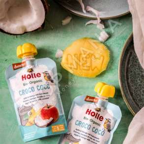 HOLLE - PURE/LENG ME MOLLE, MANGO & ARRE KOKOSI "CROCO COCO - BIO-ORGANIC" 100G, +8 MUAJ
