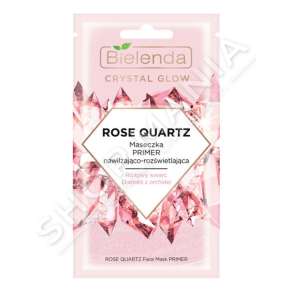 BIELENDA - MASKE HIDRATUESE & SHKELQYESE PER FYTYREN 8G "CRYSTAL GLOW ROSE QUARTZ PRIMER" - 5902169042349