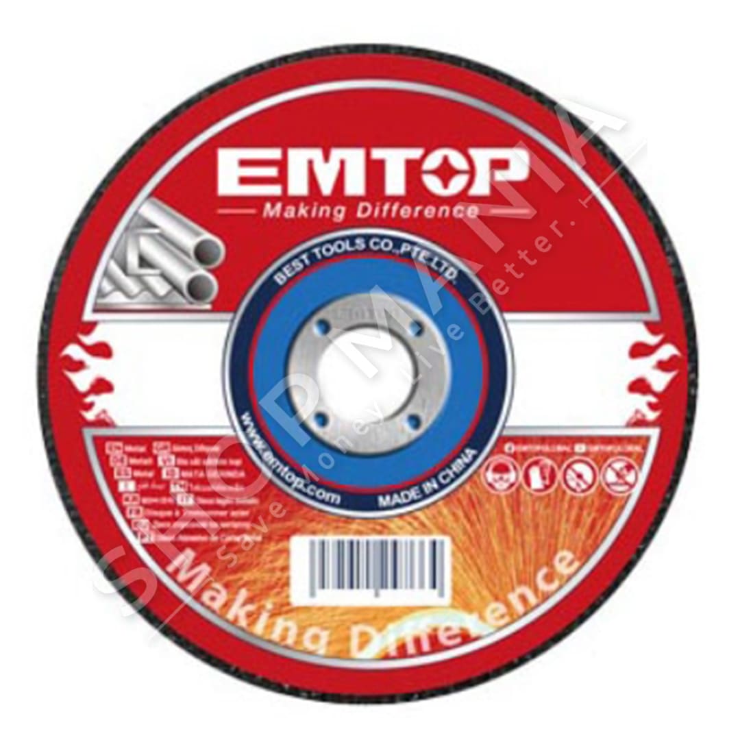 EMTOP - DISK ABRAZIV PER METAL DHE INOX 125 MM - EACD121251