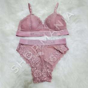 SET INTIMO ROZE "LOVE LOVE" ME DANTELLE - IVI-031