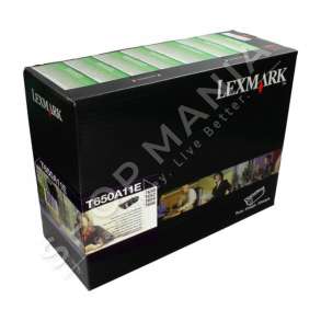 LEXMARK -  ORIGJINALE TONER NGJYRË E ZEZË T650A11E RRETH 7000 FAQE KIT PRINTIMI, I KOMBINUAR DRUM/KARTUÇË