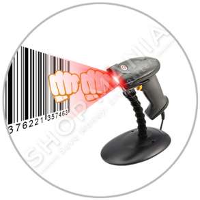 XL - BARKOD SKANER XL-6200A handfree barcode scanner (USB cable,Black)