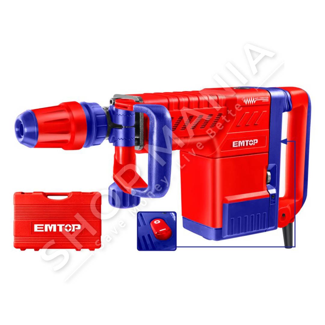 EMTOP - MATRAPIK SDS PLUS 1500W/25J +2 AKSESORE - EDBRM1501