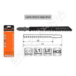 MAXPULS - SET ME 2 LAMA SHARRE SEGE PER PRERJE NE DRU 1.4MM - MP7274