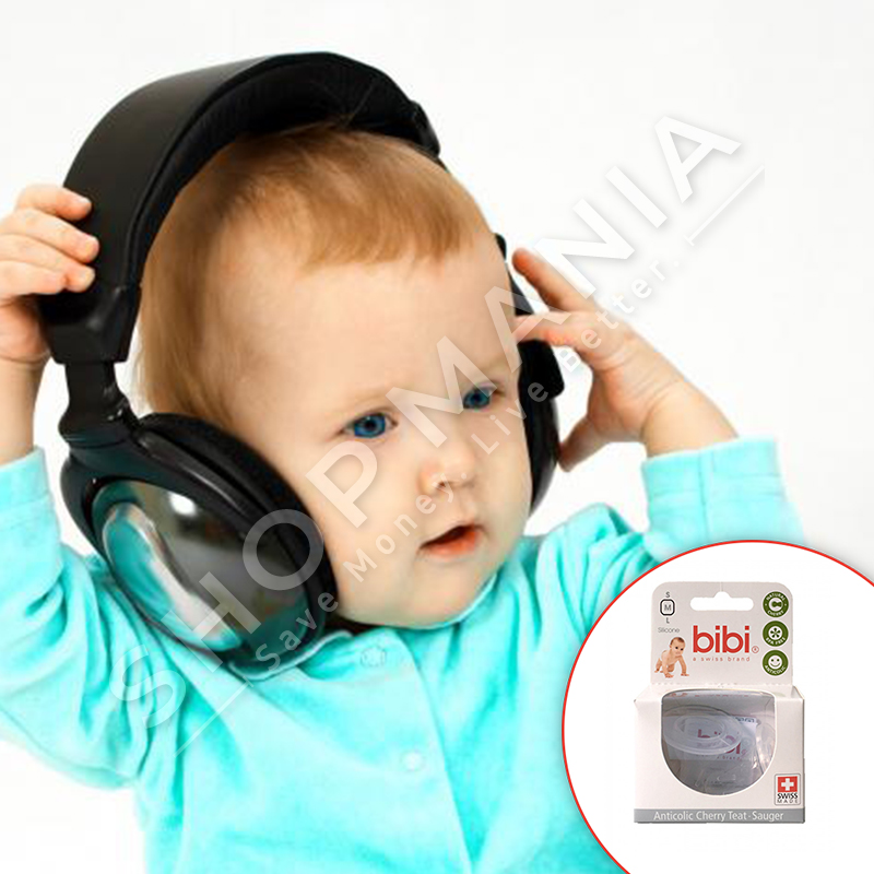 BIBI - BIBERON SILIKONI PER SHISHE ME GRYKE TE NGUSHTE "NATURAL - MEDIUM" - 2 COPE