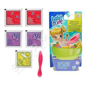HASBRO - SET ME 5 USHQIM PLUHUR PER KUKULLA +3VJEC "SET BABY ALIVE POWDERED DOLL FOOD" - 5010993662180