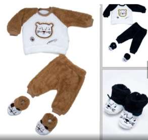 KOSTUM ME TRE PJESE (BLUZE, TUTA, PAPUCE) BA-35