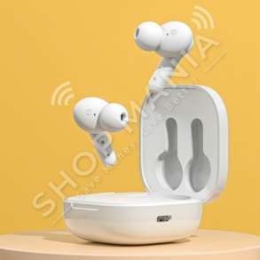 QCY - KUFJE WIRELESS "T13 TWS DUAL DRIVER EARBUDS WHITE" - 6957141406786