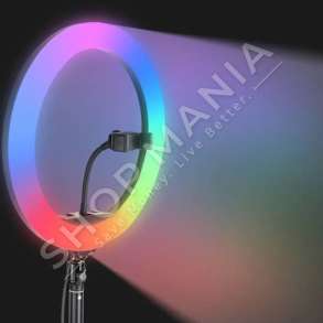 RING LIGHT LED RGB - 26CM